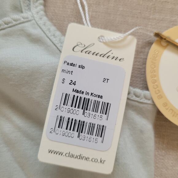 Claudine Mint Pastel "Slip" Tank Top - Picture 6 of 7